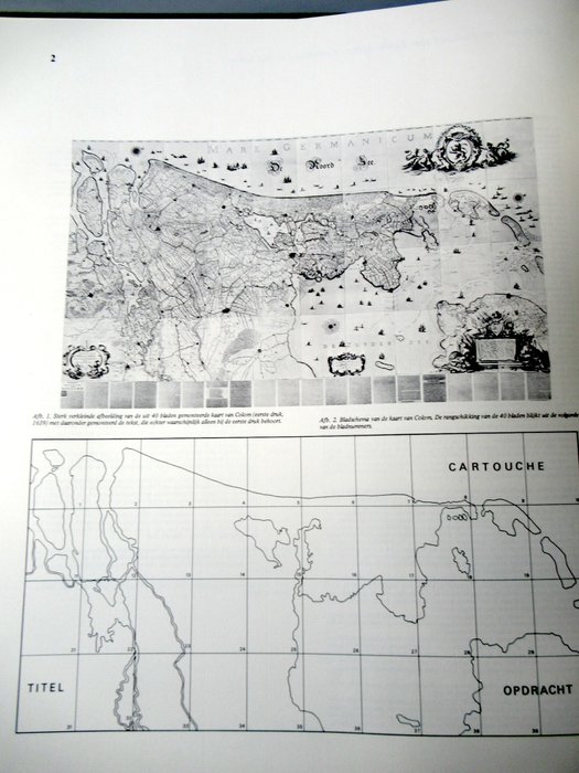 Holland - Amt Holland; Jacob Aertsz. Colom - Jacob Aertsz. Colom's Kaart van Holland 1681 + Holland in Kaart en Prent - 1961-1980