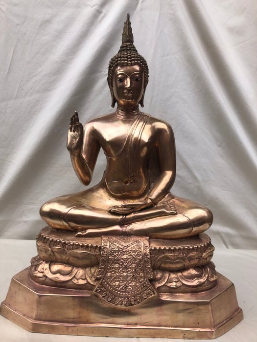 Grote Boeddha 41 cm - Statue - Thailand  (Ingen mindstepris)