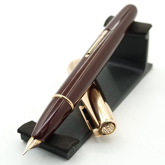 Waterman - Ideal - Duo 7 - Double Or Lamine Cap - Fyldepen