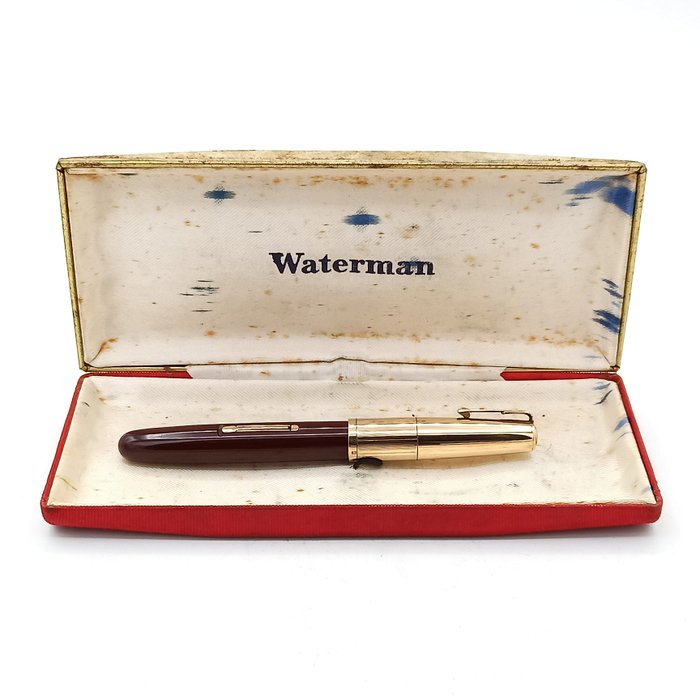 Waterman - Ideal - Duo 7 - Double Or Lamine Cap - Fyldepen