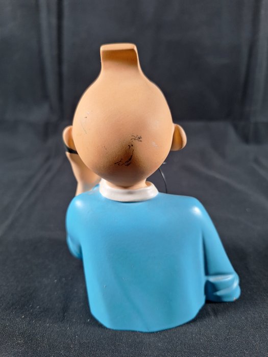 Tintin - Buste Tintin téléphone - 1 Leblon-delienne statuette - Begrænset udgave - 1990