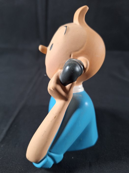 Tintin - Buste Tintin téléphone - 1 Leblon-delienne statuette - Begrænset udgave - 1990