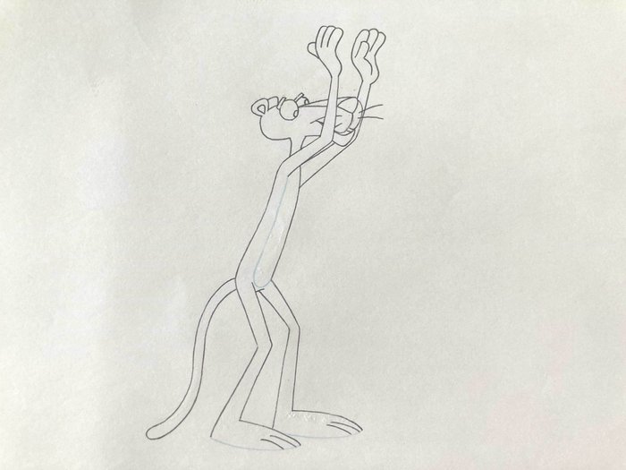 The Pink Panther : Vintage original animationstegning - Pink Panther