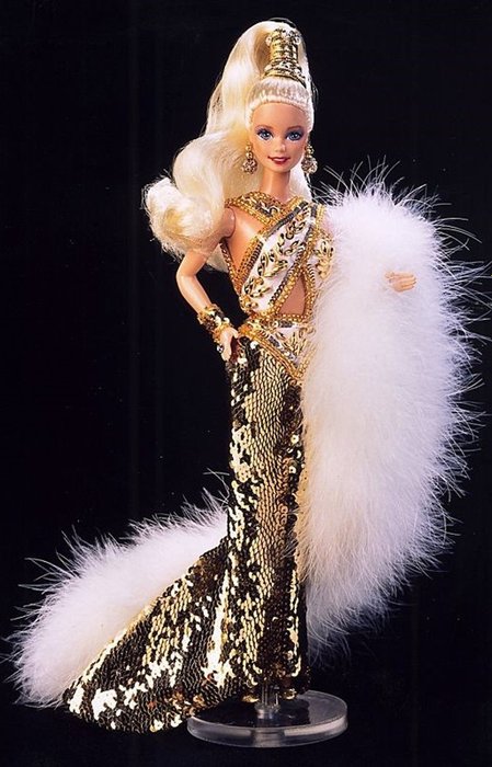 Bob Mackie's first collector barbie, 1990 vintage "Hollywood Nights" collector Doll,  Limited  - Barbie dukke - 1990-2000