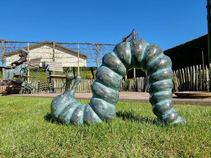 Figur - Large caterpillar - Bronze