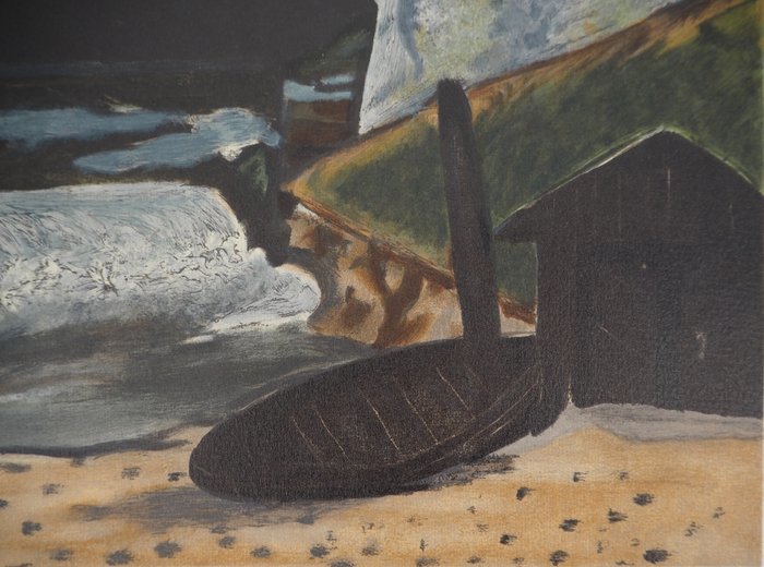 Georges Braque (1882-1963) - Plage de Varengeville et barque