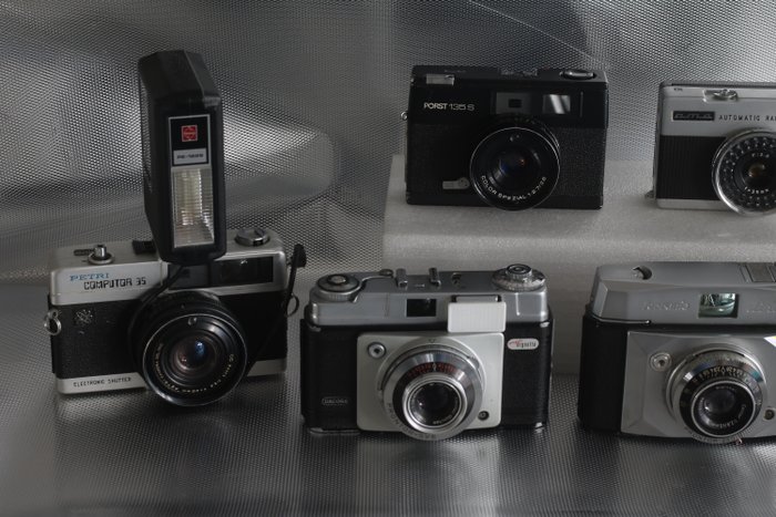 Fuji, Ilford, Petri, Porst, Dacora, Ferrania, PMC zie tekst Analogt kamera