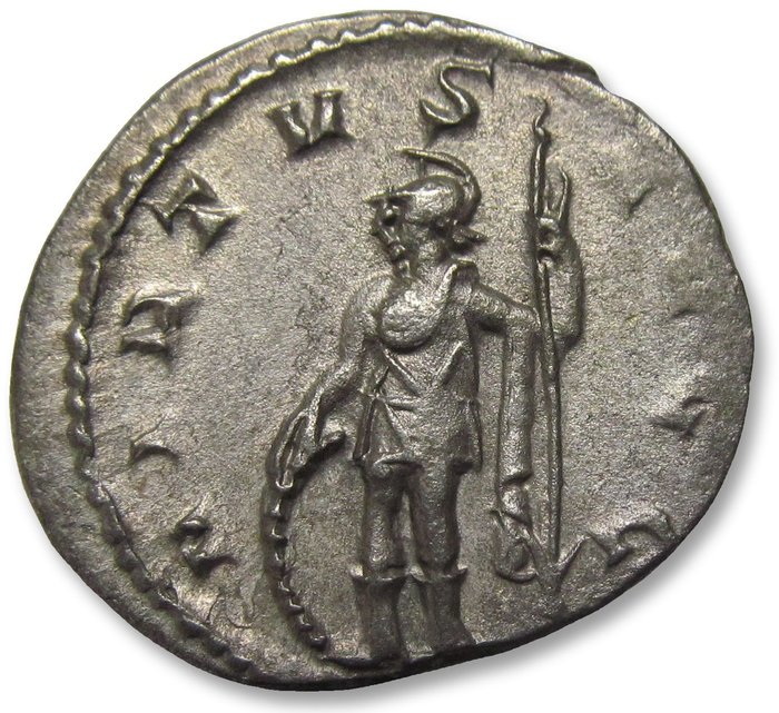 Romarriket. Gallienus (AD 253-268). Antoninianus Rome mint circa 253-254 A.D. - VIRTVS AVGG - scarce type