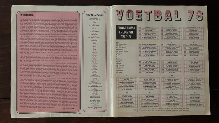 Panini - Voetbal 78 Netherlands - Complete Album