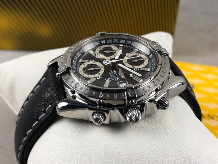 Breitling - Longitude GMT Chronograph Automatic - Ingen mindstepris - A20348 - Mænd - 2000-2010