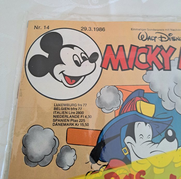 Micky Maus Nr.2, Nr.14 - Das Doppel-Ding , Mit Sonderdruck der Nr.2 von 1951 - 2 Comic - Første udgave - 1951/1986