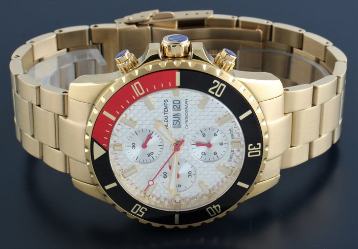 Val Du Temps - 'Lauberhorn' - Swiss Automatic Chronograph - Ref. No: VDT-019-500-011GG-w - Mænd - 2024