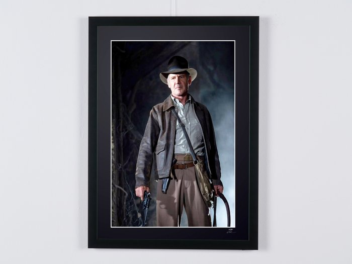 Harrison Ford - Indiana Jones and the Kingdom of the Crystal Skull - Fine Art Photography - Luxury Wooden Framed 70X50 cm - Limited Edition Nr 01 of 30 - Serial ID 30471 - Original Certificate (COA), Hologram Logo Editor and QR Code - 100% New items.