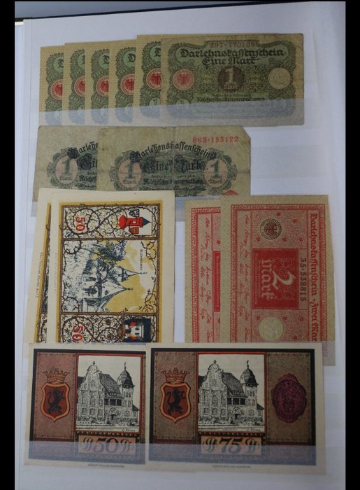 Tyskland. - 434 Notgeld Bankbotes 1920's