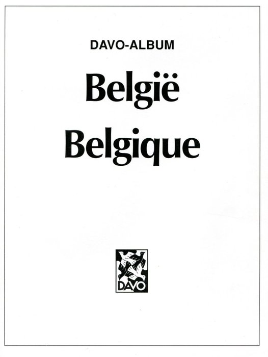 Belgien 2000/2006 - 7 komplette bind med frimærker og blokke i Davo album med kassette