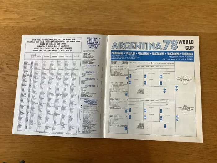 Panini - World Cup Argentina 78 - Empty Album