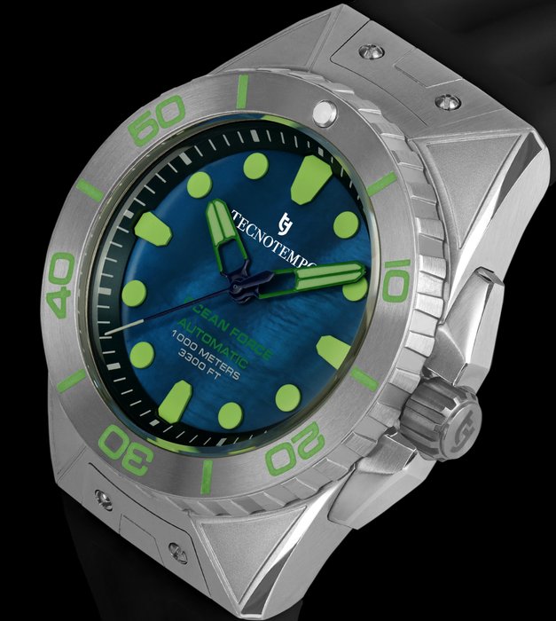 Tecnotempo -  Diver's 1000M "Ocean Force" - Automatic - Limited Edition - TT.1000OC.MP (Madreperla) - Mænd - 2011-nu