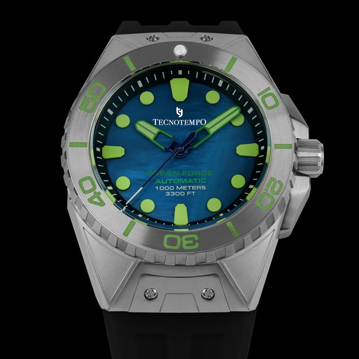 Tecnotempo -  Diver's 1000M "Ocean Force" - Automatic - Limited Edition - TT.1000OC.MP (Madreperla) - Mænd - 2011-nu