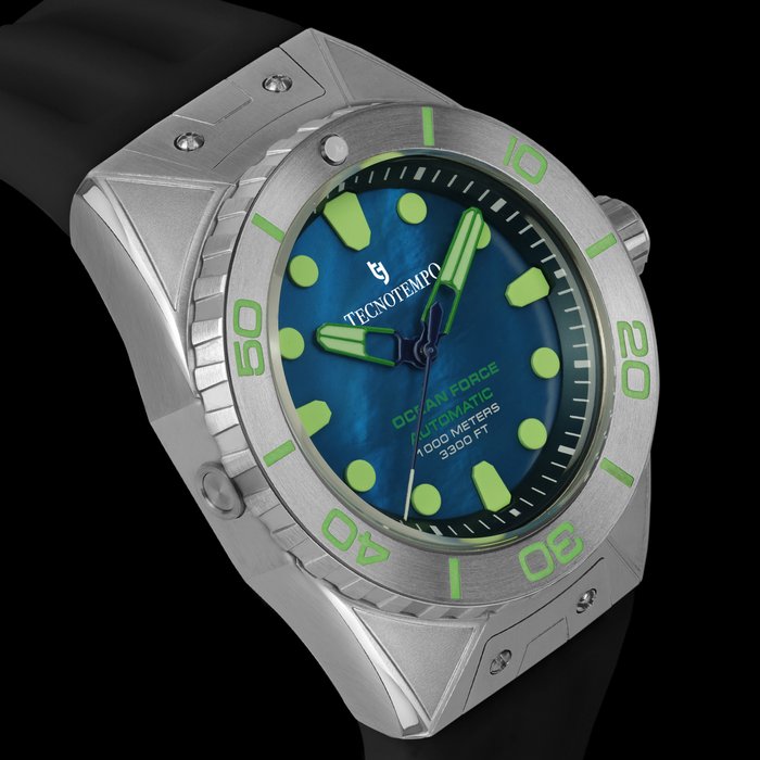 Tecnotempo -  Diver's 1000M "Ocean Force" - Automatic - Limited Edition - TT.1000OC.MP (Madreperla) - Mænd - 2011-nu