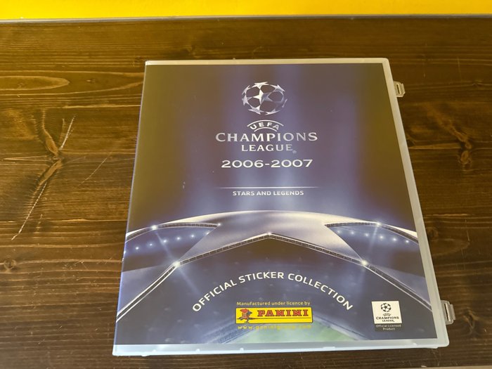 Panini - Champions League 2006/07 - Cristiano Ronaldo Lionel Messi - 1 Empty album + complete loose sticker set