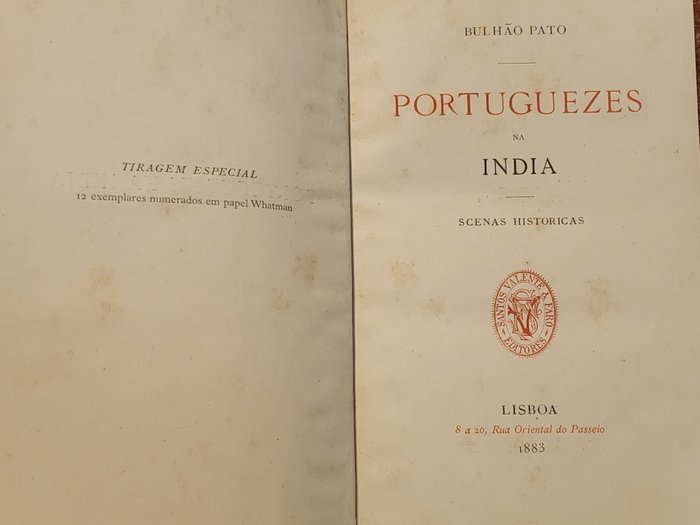 Bulhão Pato - Portuguezes na India: scenas historicas - 1883