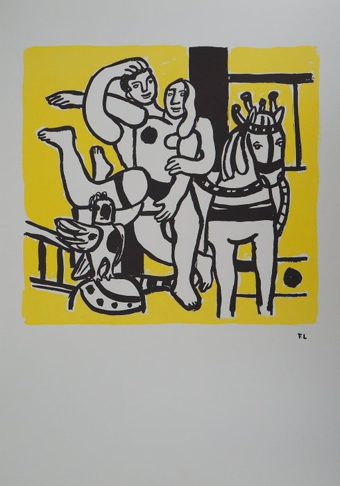 Fernand Léger (1881-1955) - Couple amoureux et cheval