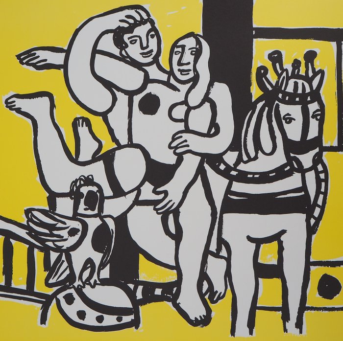 Fernand Léger (1881-1955) - Couple amoureux et cheval