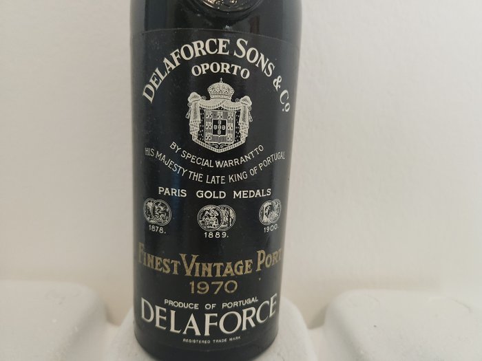 1970 Delaforce Finest Vintage Port - Vintage Port -  Douro  - 1 Flaske (0,75L)