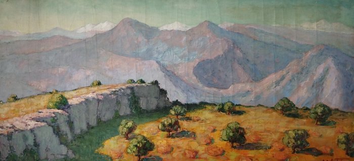 Louis Rodolphe Defontaine (1878-1962) - Paysage provençal