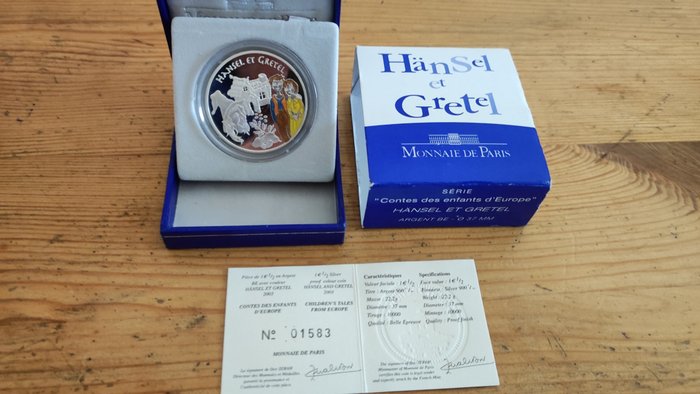 Frankrig 1 1/2 Euro 2003 "Hansel et Gretel" Proof  (Ingen mindstepris)