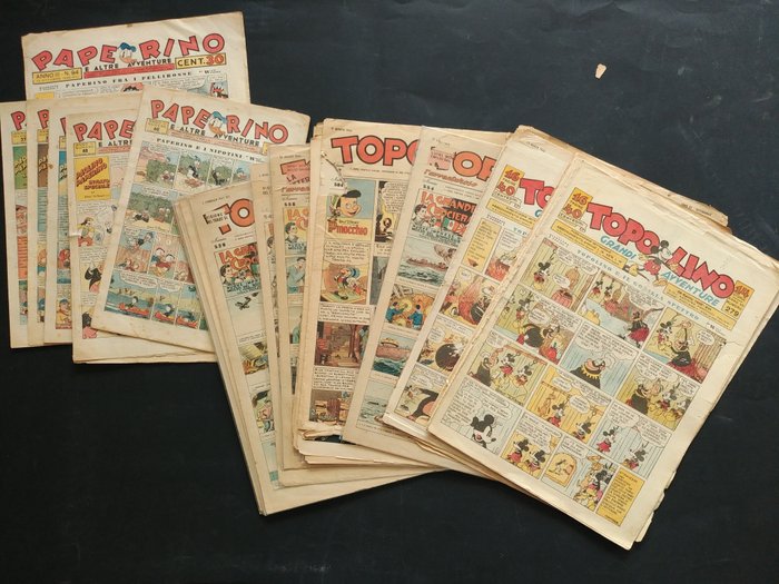 Topolino Giornale - Paperino Giornale - albi vari come in descrizione - 34 Comic - Første udgave