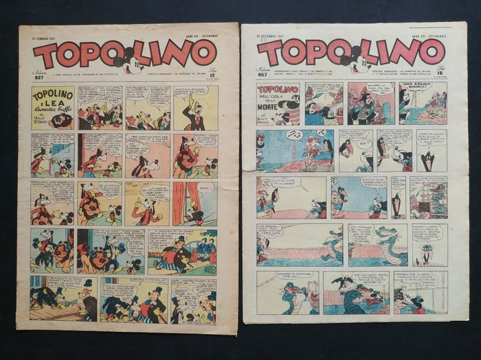 Topolino Giornale - Paperino Giornale - albi vari come in descrizione - 34 Comic - Første udgave