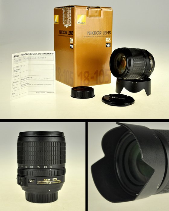 Nikon Nikkor 18-105mm f/35-56G ED VR Zoomobjektiv