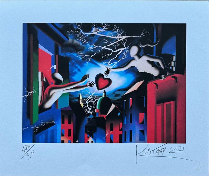 Mark Kostabi (1960) - Night passion