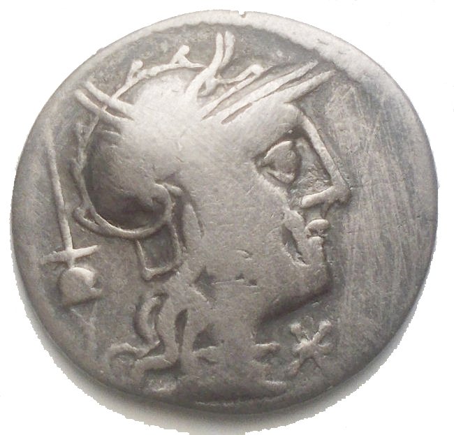 Romerska republiken. A. Postumius Albinus, 131 f.Kr.. Denarius Rome  (Ingen mindstepris)