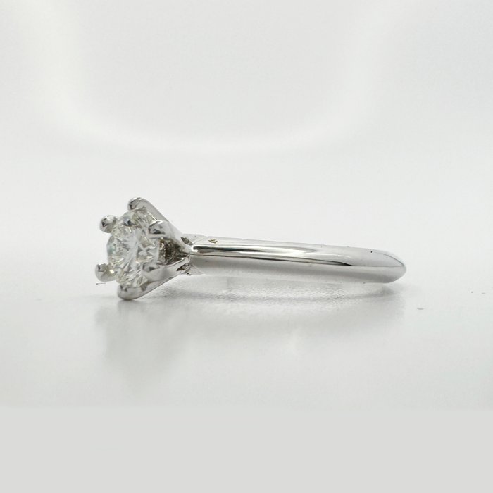 Forlovelsesring - 18 kraat Hvidguld -  0.57ct. tw. Diamant (Natur) - Diamantring 18 karat guld