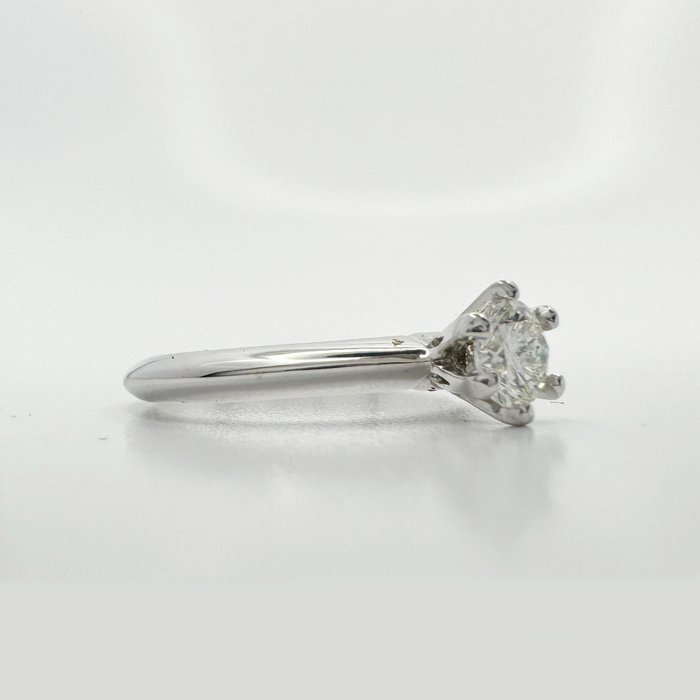 Forlovelsesring - 18 kraat Hvidguld -  0.57ct. tw. Diamant (Natur) - Diamantring 18 karat guld