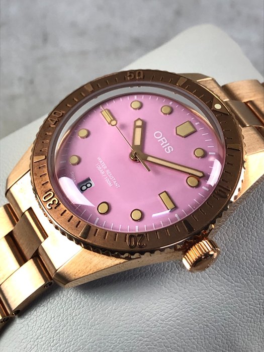 Oris - Divers Sixty-Five Cotton Candy Bronze Automatic - 01 733 7771 3158-07 8 19 15 - Unisex - 2011-nu