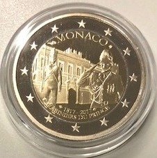 Monaco. 2 Euro 2017 "Carabiniers" Proof