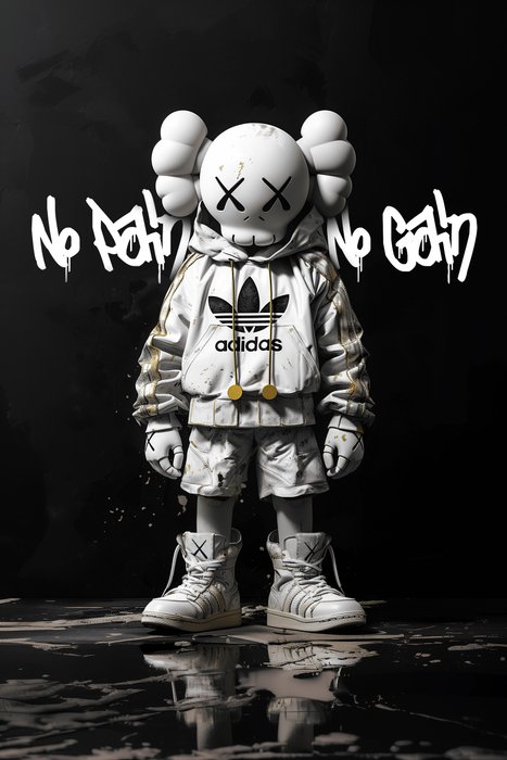 Artxlife - No Pain, No Gain Adidas Kaws [XXL]