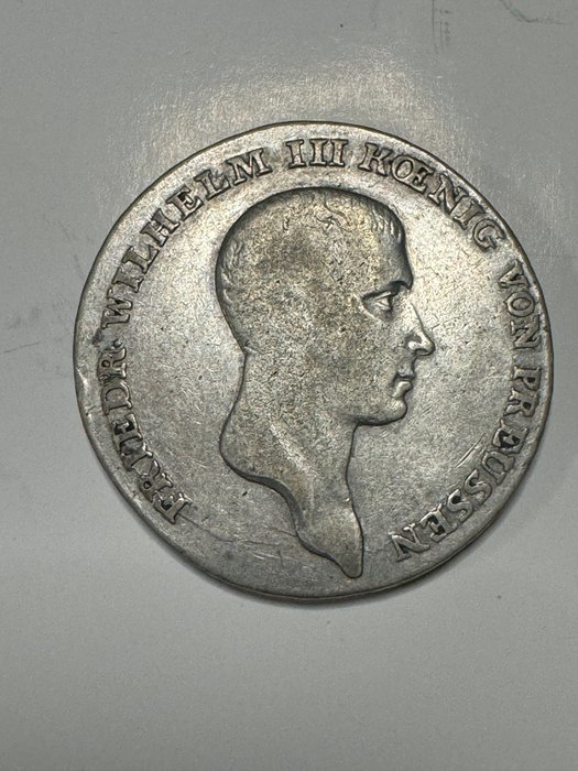 Tyskland, Preussen. Friedrich Wilhelm (1806-1815). 1 Reichsthaler 1814 A  (Ingen mindstepris)