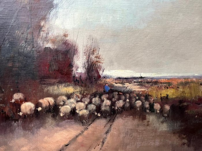 H.J. Pauwels (1903-1983) - Herder met schapen