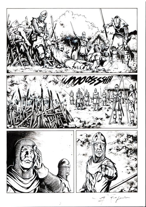 Gregorini, Gianluigi - 2 Original page - Dragonero #30 - "Il Contagio"