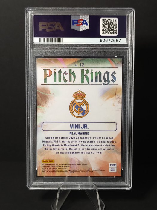 2023/24 Panini Donruss Fifa Lamine Yamal Pitch Kings PSA 10 Graded card