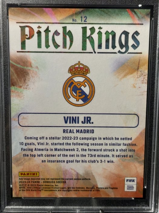 2023/24 Panini Donruss Fifa Lamine Yamal Pitch Kings PSA 10 Graded card