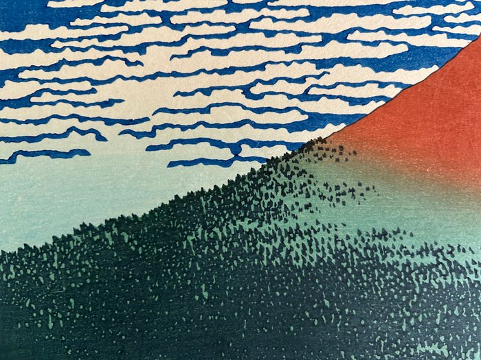 Fine Wind, Clear Morning - "Thirty-six Views of Mount Fuji" - Katsushika Hokusai (1760-1849) - Japan