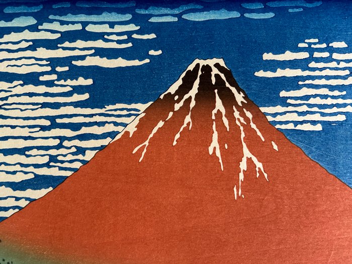 Fine Wind, Clear Morning - "Thirty-six Views of Mount Fuji" - Katsushika Hokusai (1760-1849) - Japan