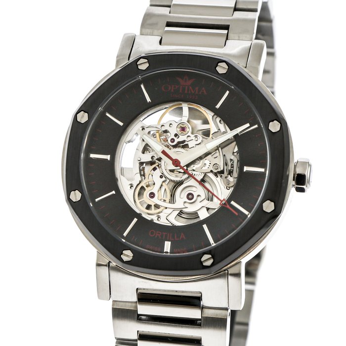 Optima - Ortilla Skeleton - Swiss automatic - OSA466SK-SB-3 - Ingen mindstepris - Mænd - 2011-nu