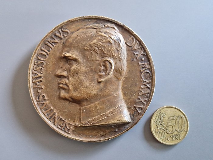 Italien - Militærmedalje - Medalje af Benito Mussolini Duce (1922-1943) Styrmand