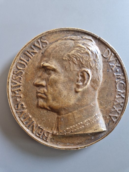 Italien - Militærmedalje - Medalje af Benito Mussolini Duce (1922-1943) Styrmand